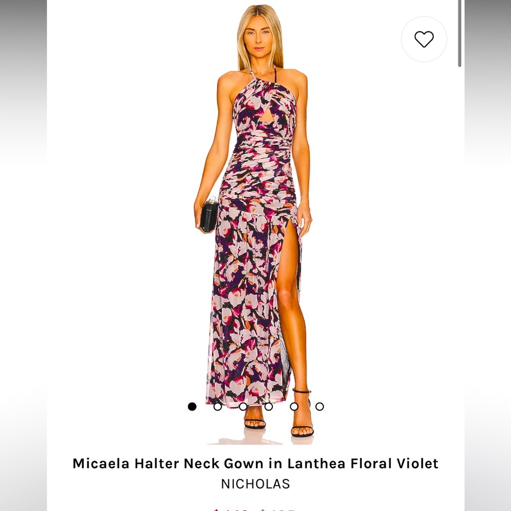 Nicholas Micaela Halter Neck Gown - Worn Once! LIKE NEW!